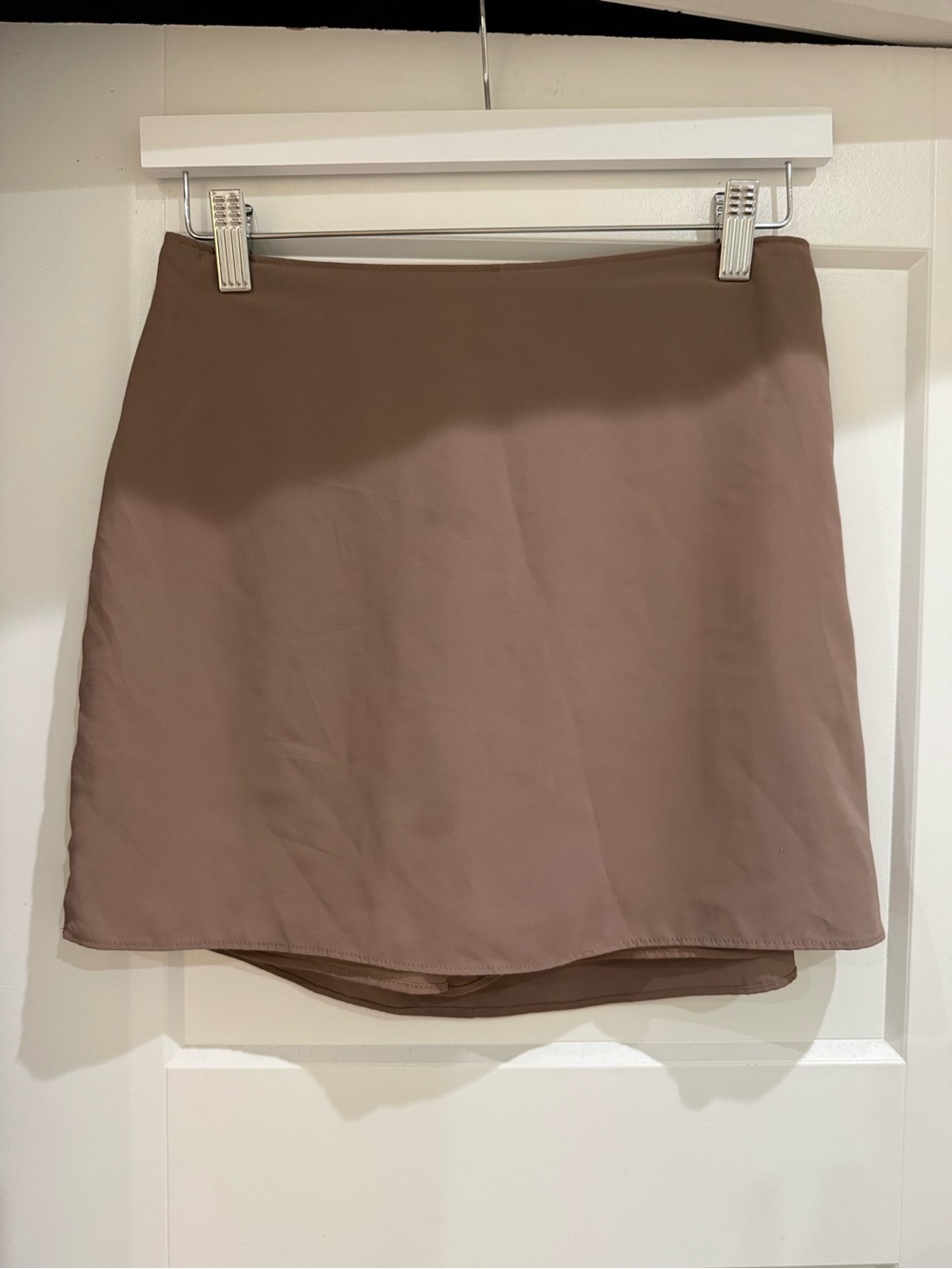 Abercrombie Women's Taupe A-Line Mini Skirt
